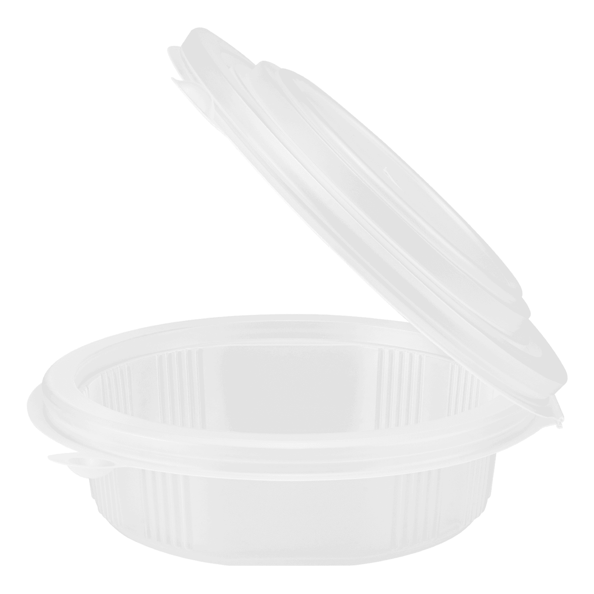 [300 ct] 16 oz PP Hinged Inserts for 24-32 oz Paper Food Containers (142 mm)