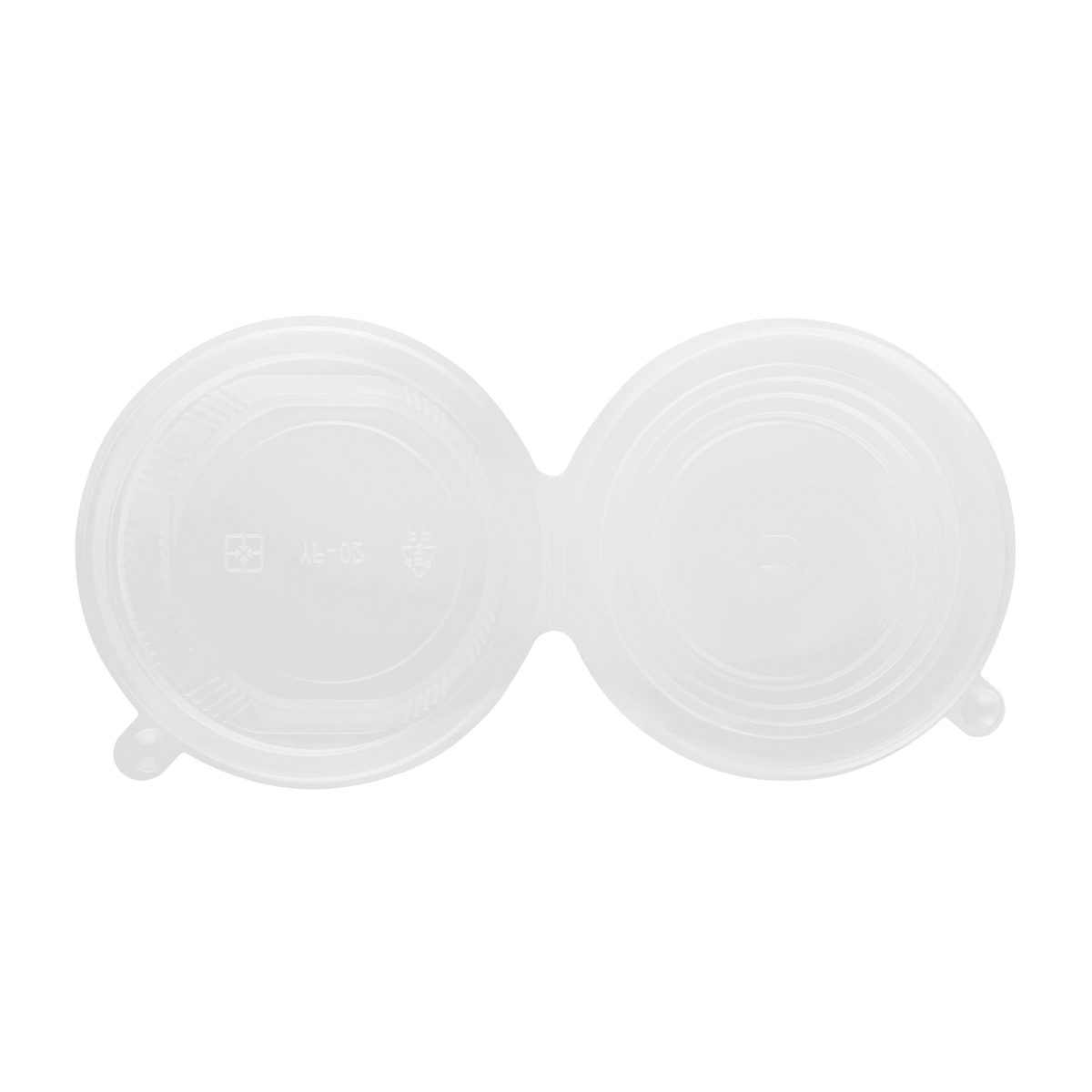 [300 ct] 16 oz PP Hinged Inserts for 24-32 oz Paper Food Containers (142 mm)