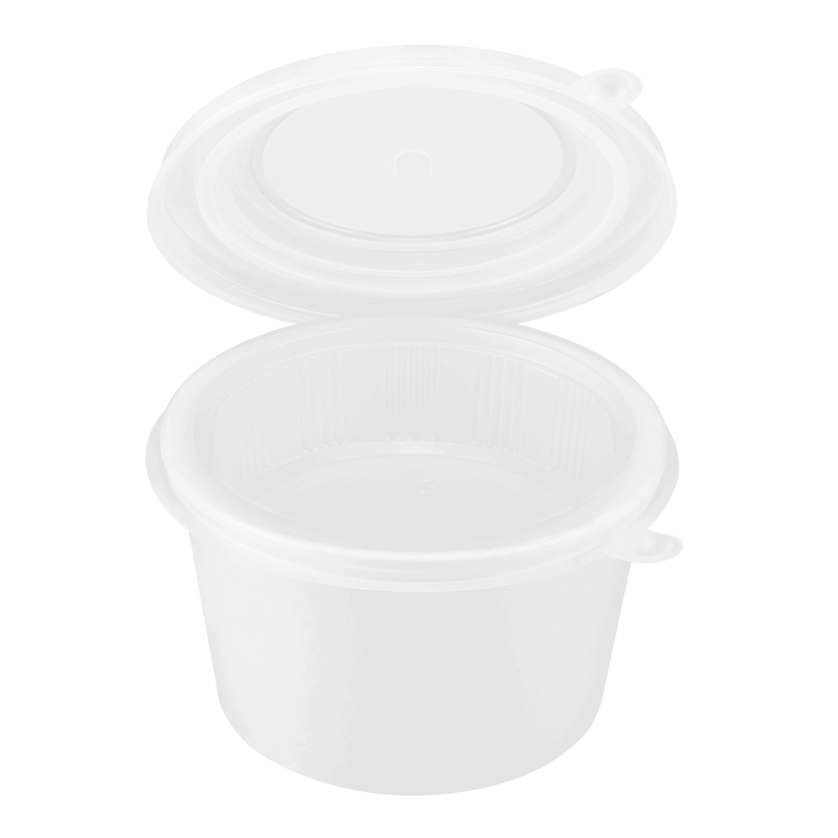 [300 ct] 16 oz PP Hinged Inserts for 24-32 oz Paper Food Containers (142 mm)