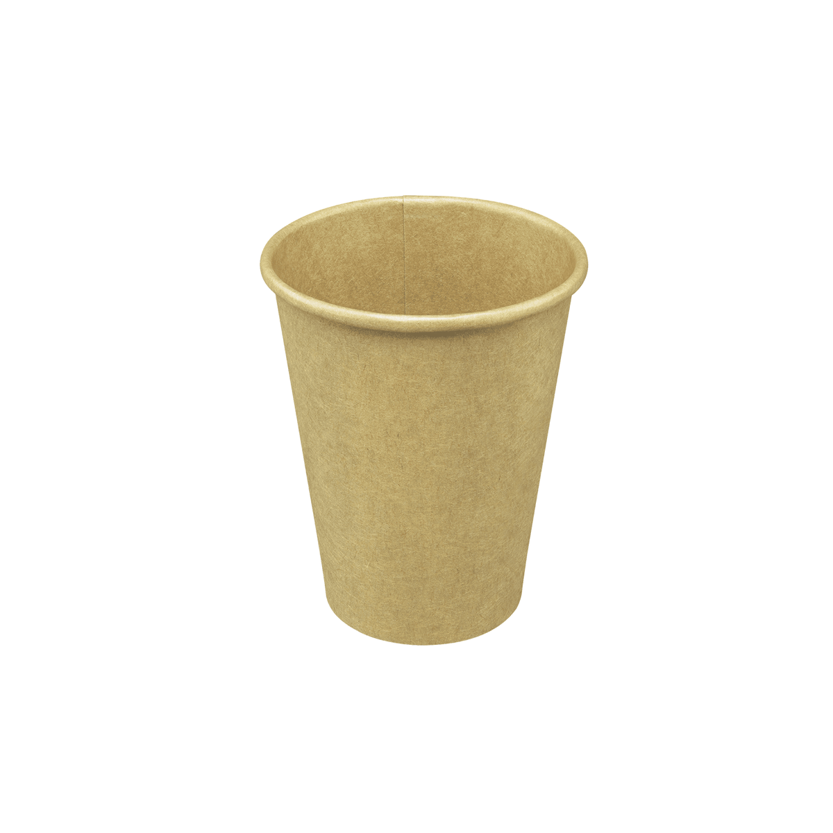 [1,000 ct] 8 oz Paper Coffee Cups | Kraft | 80 mm