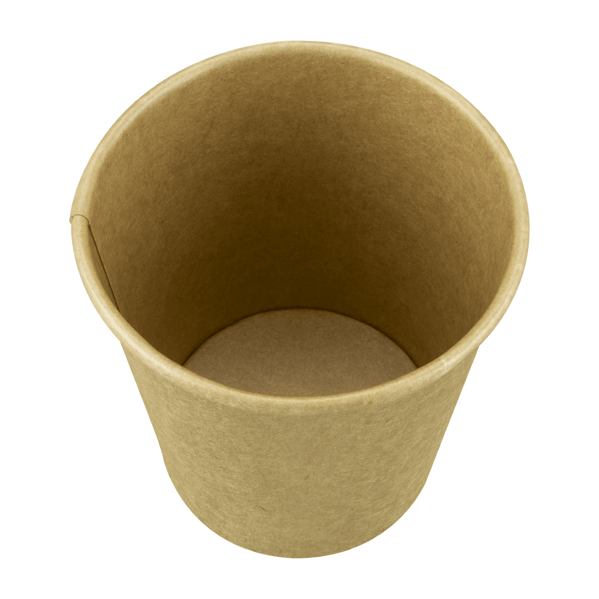 [1,000 ct] 10 oz Paper Coffee Cups | Kraft | 90 mm