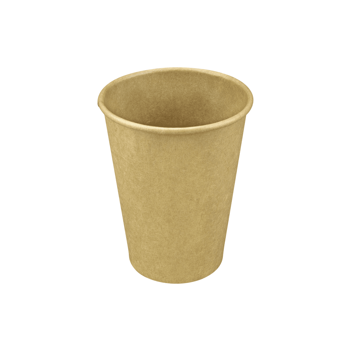 [1,000 ct] 12 oz Paper Coffee Cups | Kraft | 90 mm