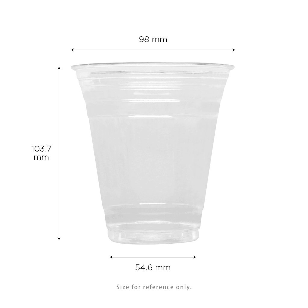 [1,000 ct] 12 oz Clear Cold Cups | RPET | 98 mm