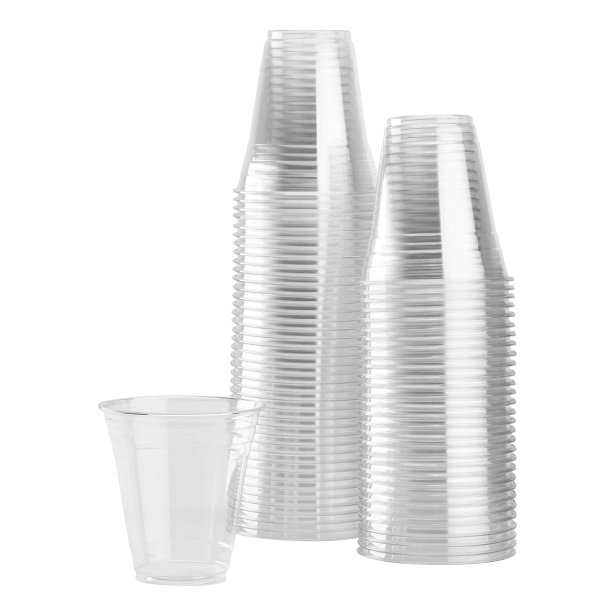 [1,000 ct] 12 oz Clear Plastic Cold Cups | PET | 98 mm