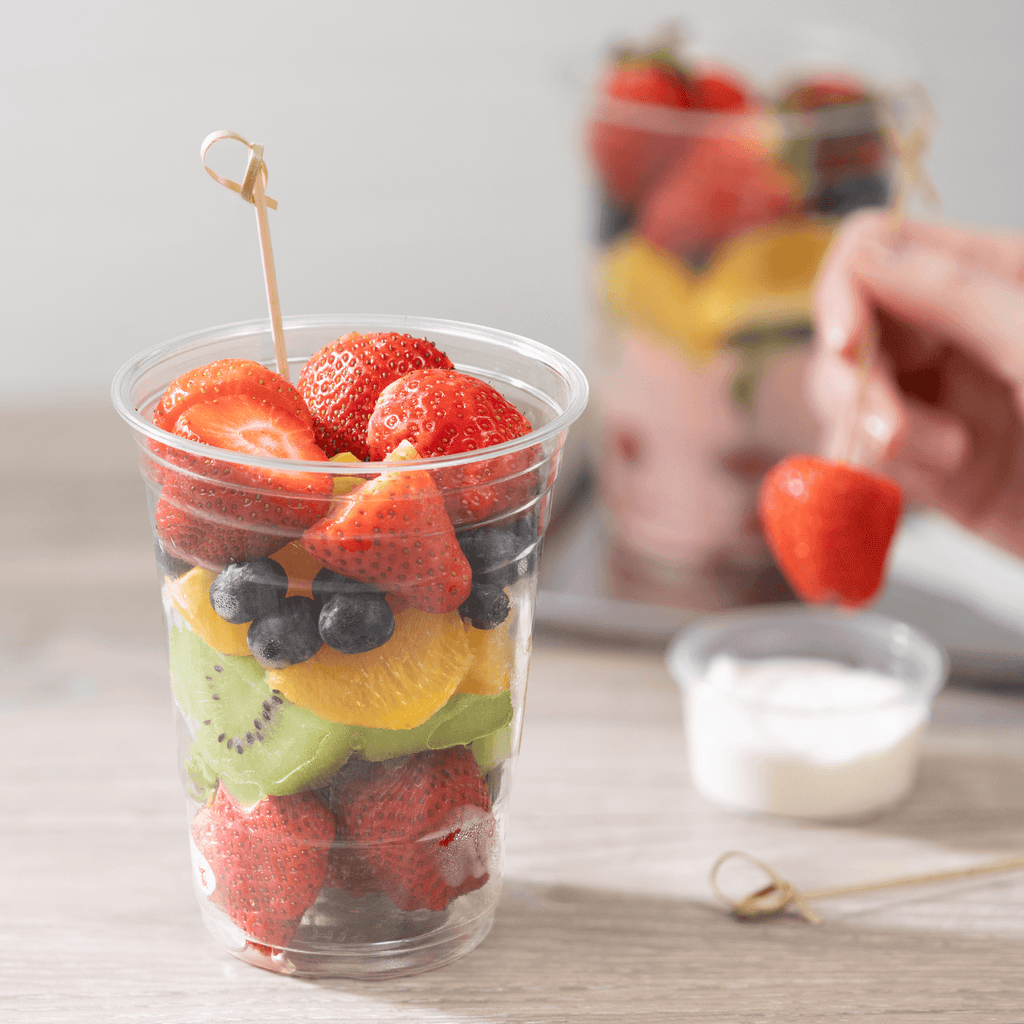 [1,000 ct] 16 oz Clear Cold Cups | RPET | 98 mm