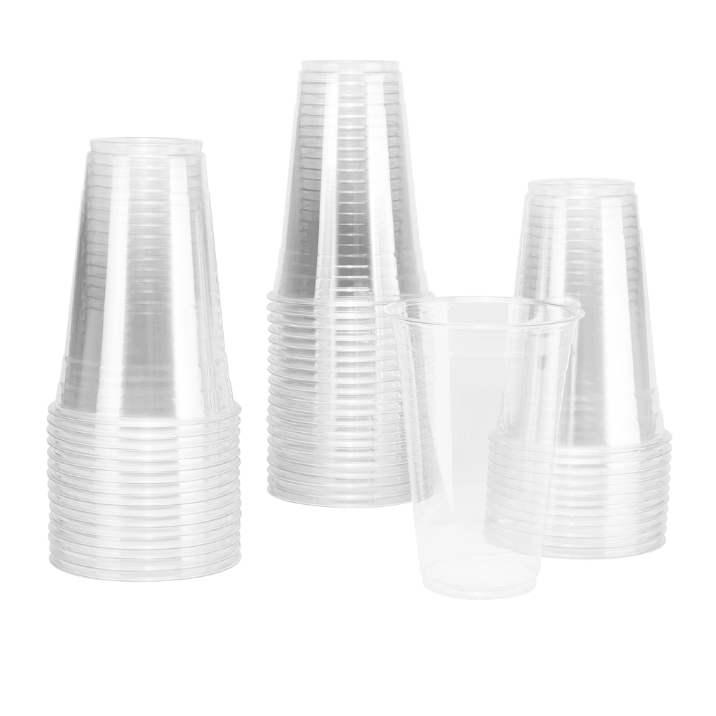 [1,000 ct] 20 oz Clear Plastic Cold Cups | PET | 98 mm
