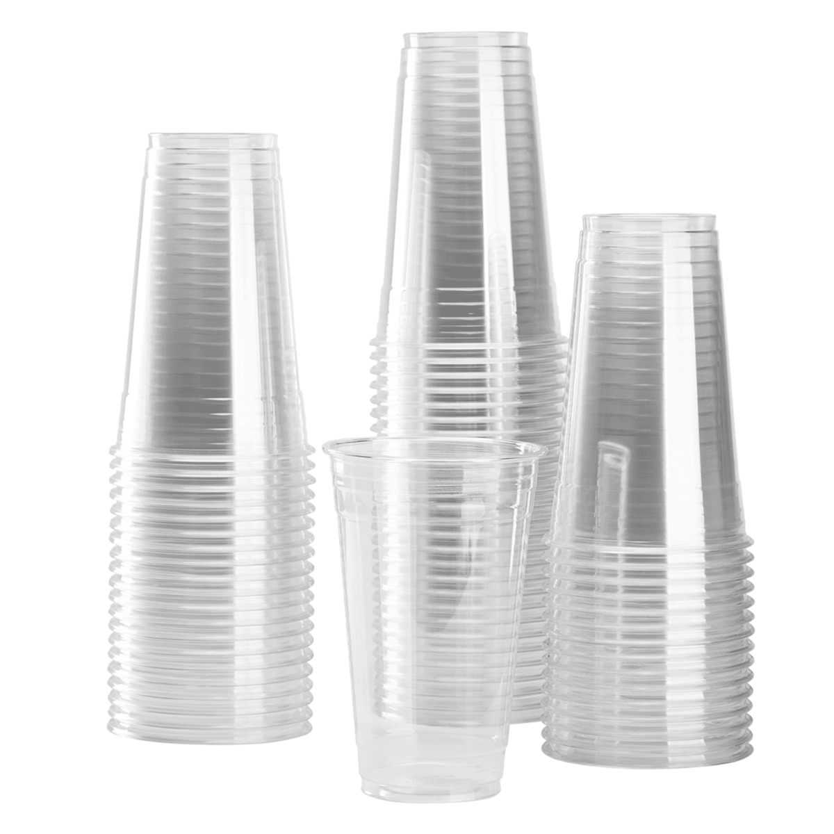 [600 ct] 24 oz Clear Plastic Cold Cups | PET | 98 mm