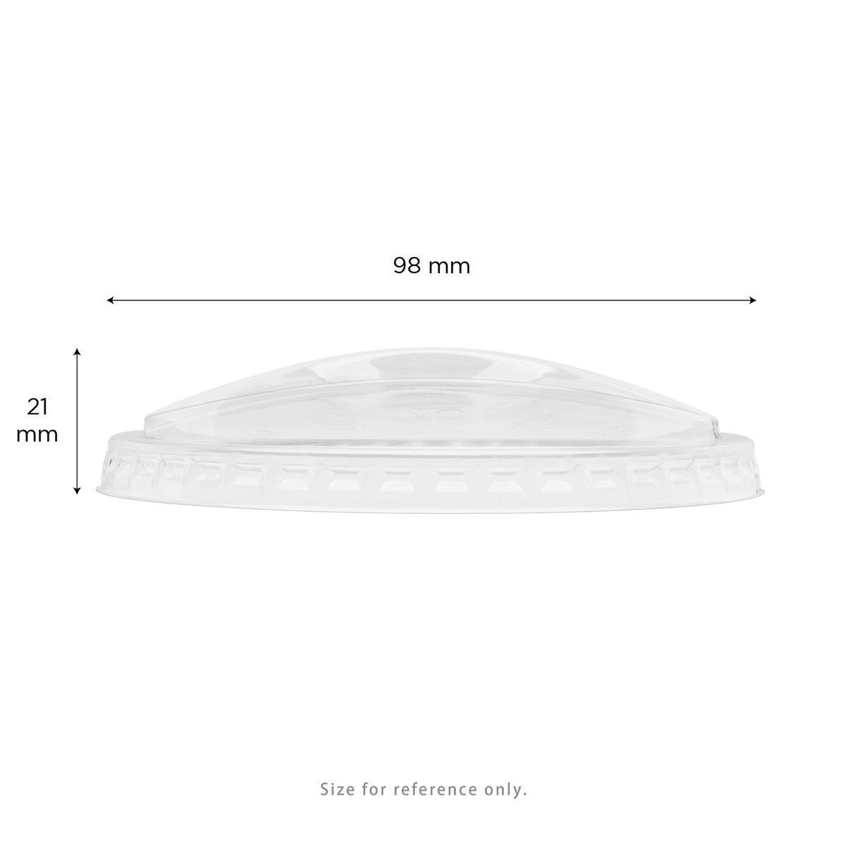 [1,000 ct] Strawless Sipper Lids | PET | 98 mm | Clear | No Cap