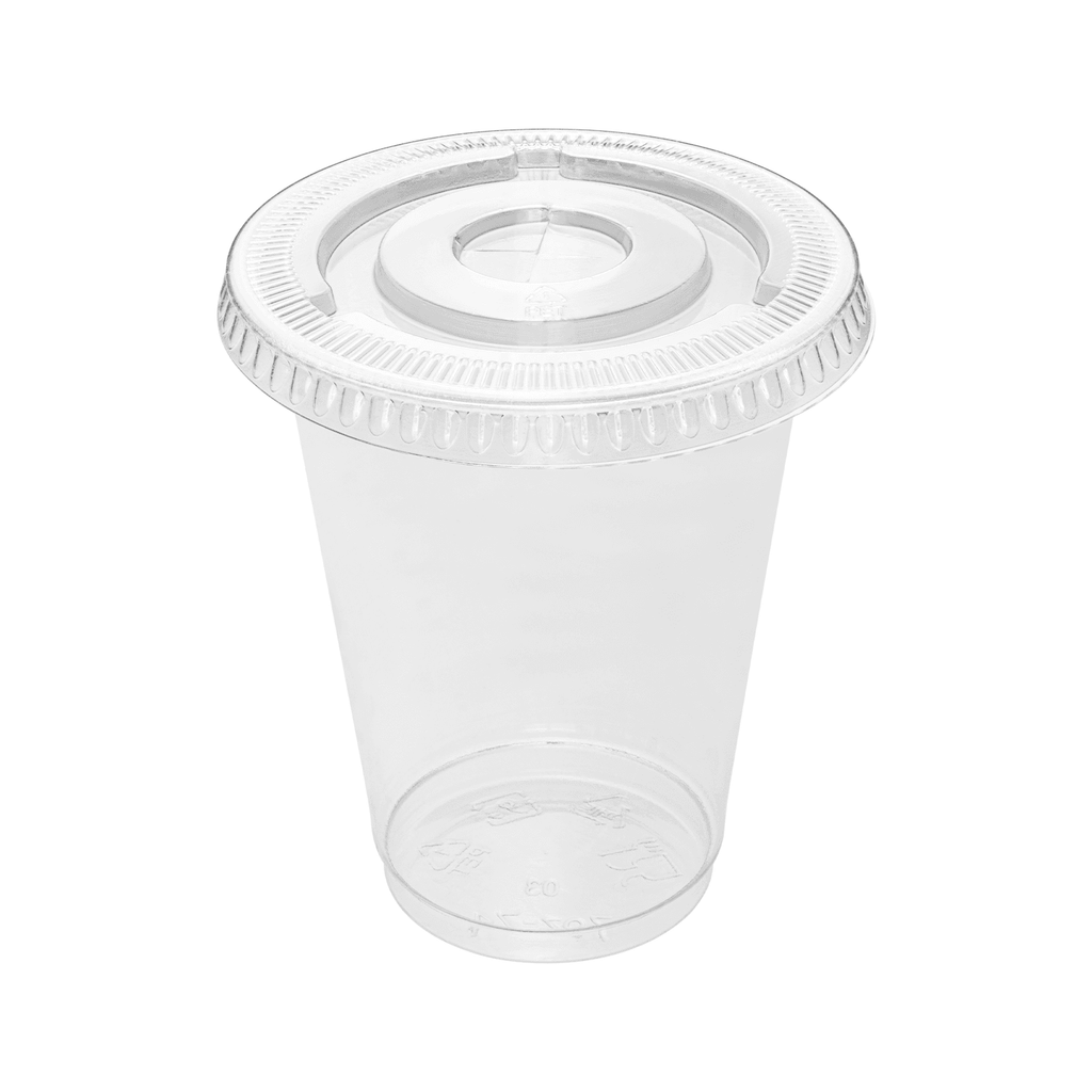 [1,000 ct] 7 oz Cup Lids | PET | 74 mm