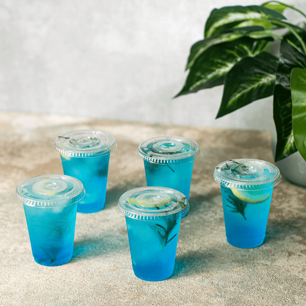 [1,000 ct] 7 oz Cup Lids | PET | 74 mm