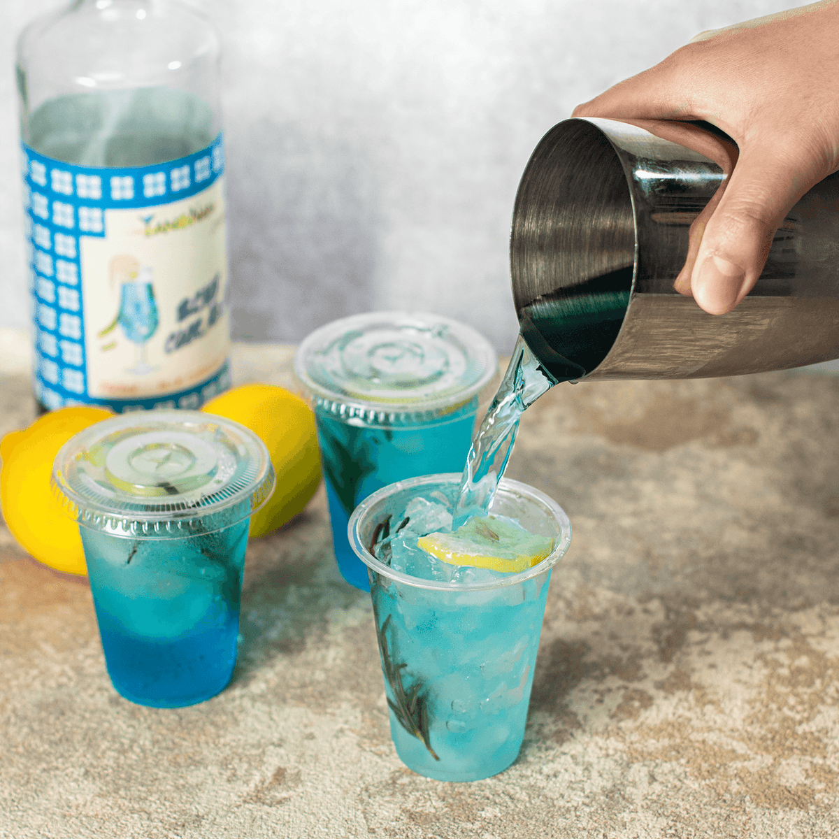 [1,000 ct] 7 oz Cup Lids | PET | 74 mm