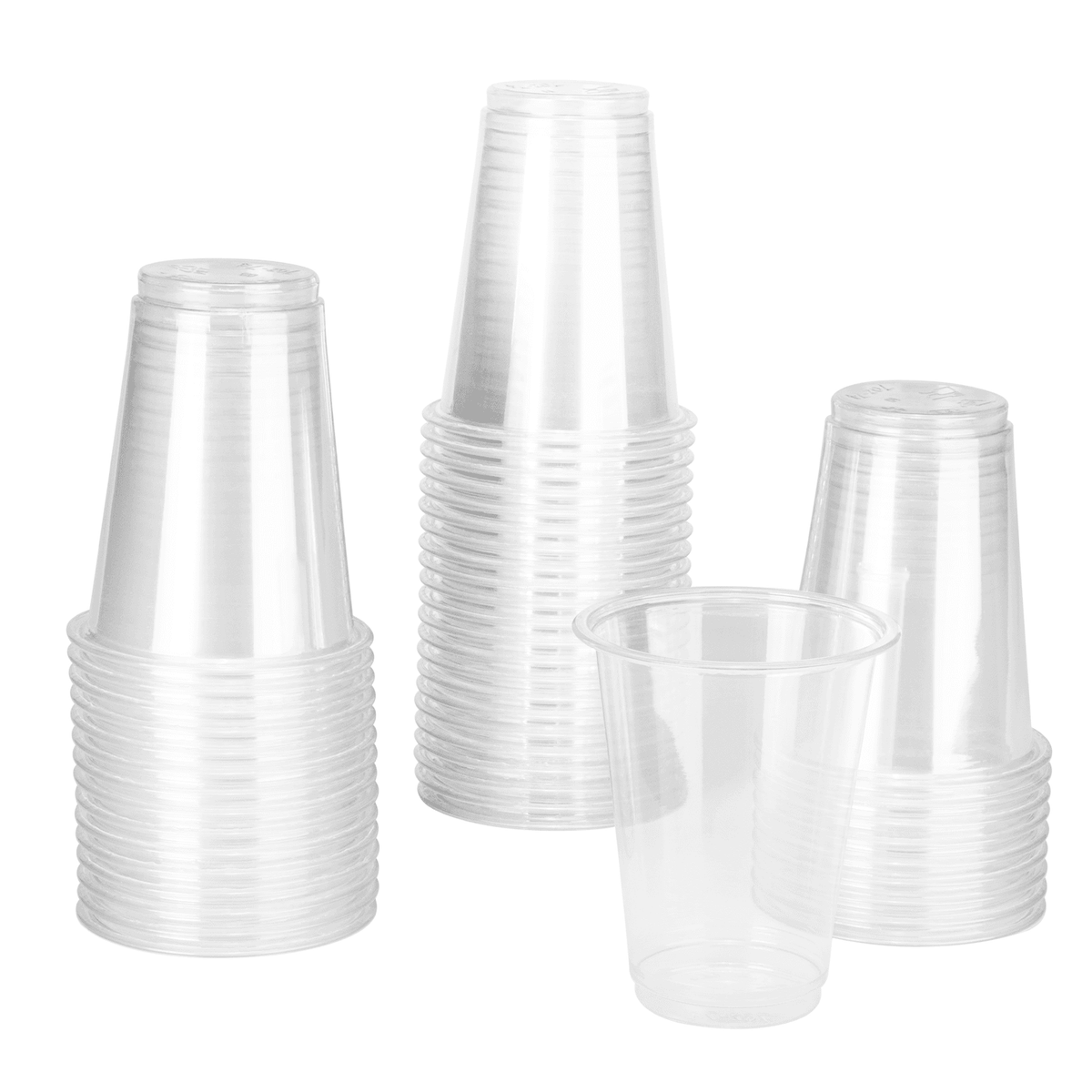[1,000 ct] 7 oz Clear Plastic Cold Cups | PET | 74 mm