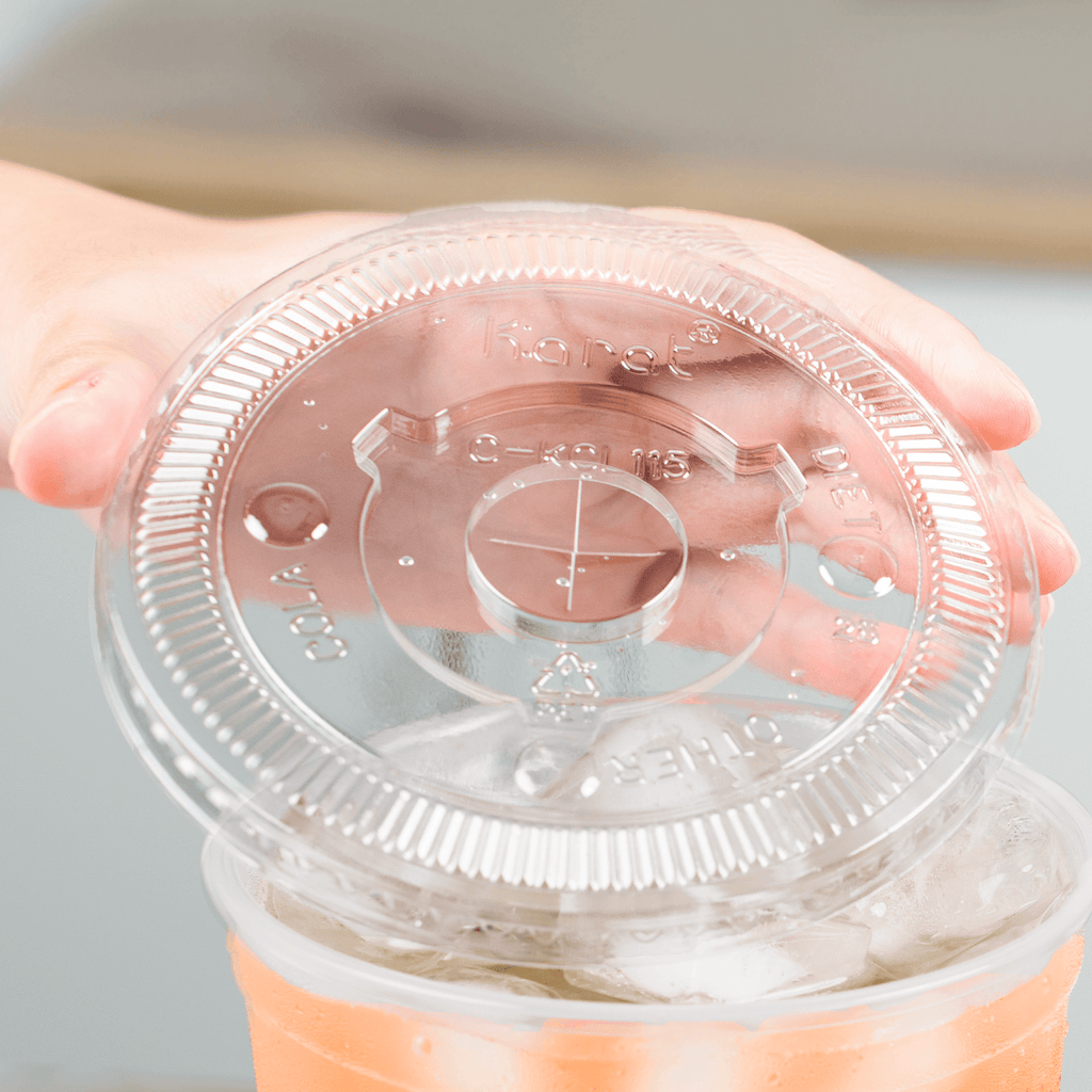 [1,000 ct] Cup Lids | PET | 115 mm