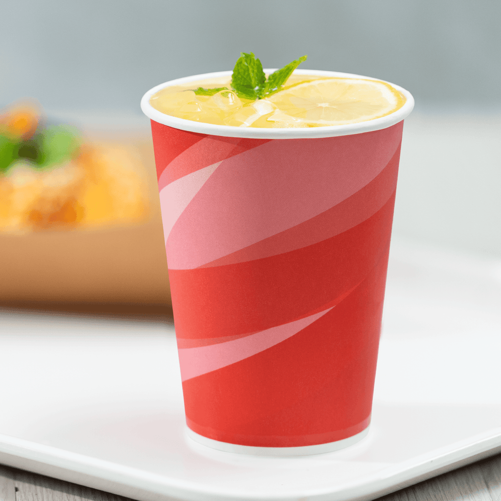 [1,000 ct] 12 oz Paper Cold Cups | 90 mm | Kold Print