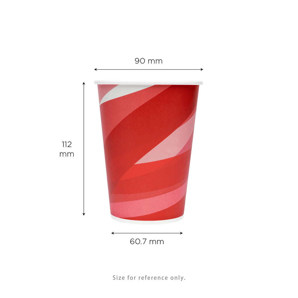 [1,000 ct] 12 oz Paper Cold Cups | 90 mm | Kold Print