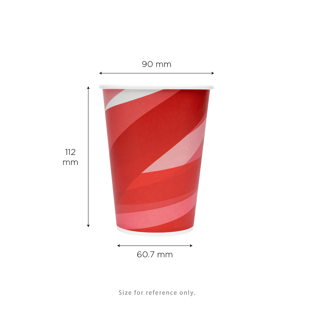 [1,000 ct] 12 oz Paper Cold Cups | 90 mm | Kold Print