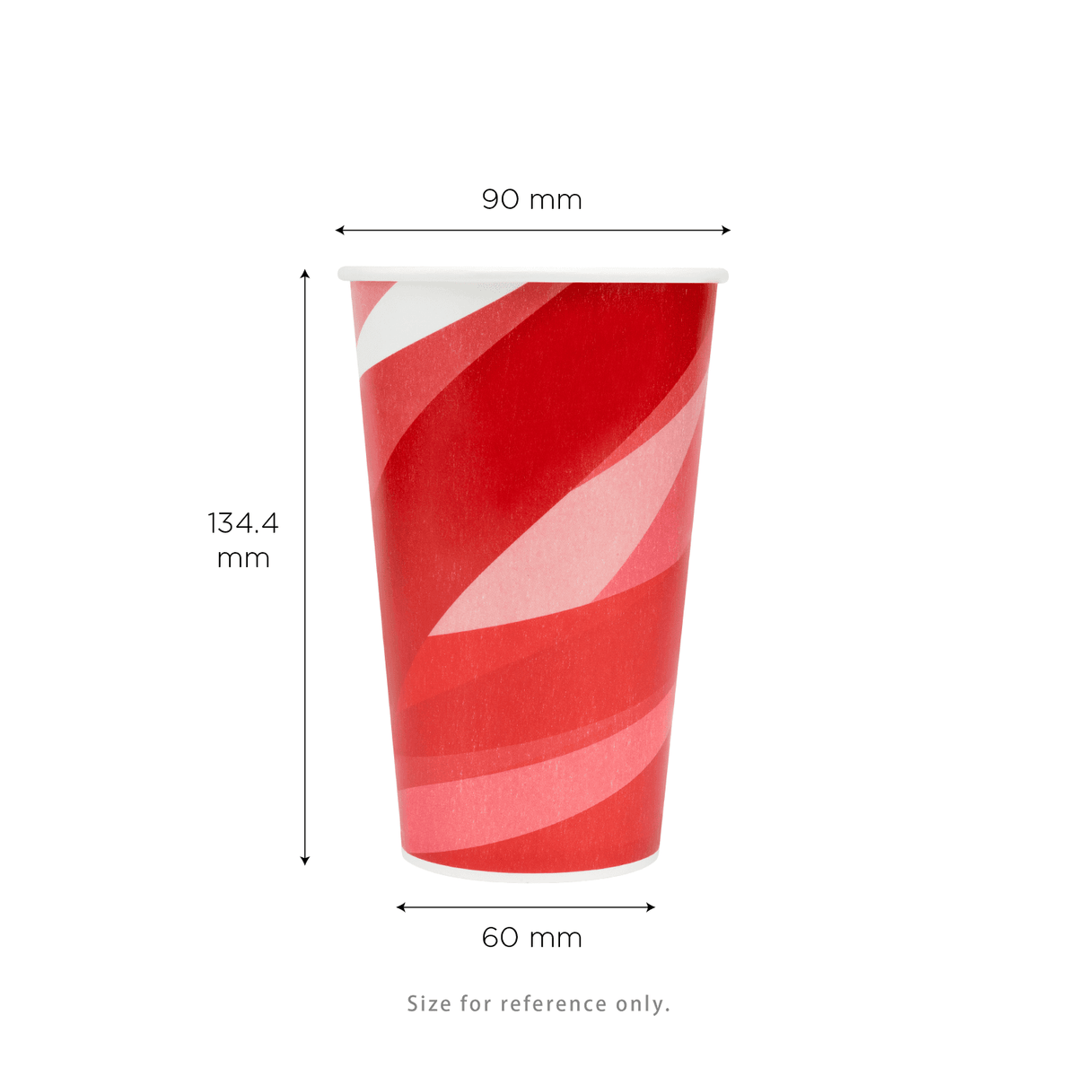 [1,000 ct] 16 oz Paper Cold Cups | 90 mm | Kold Print