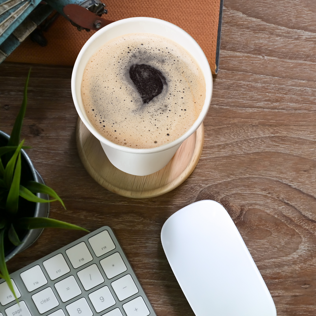 [1,000 ct] 22 oz Paper Cold Cups | 90 mm | White