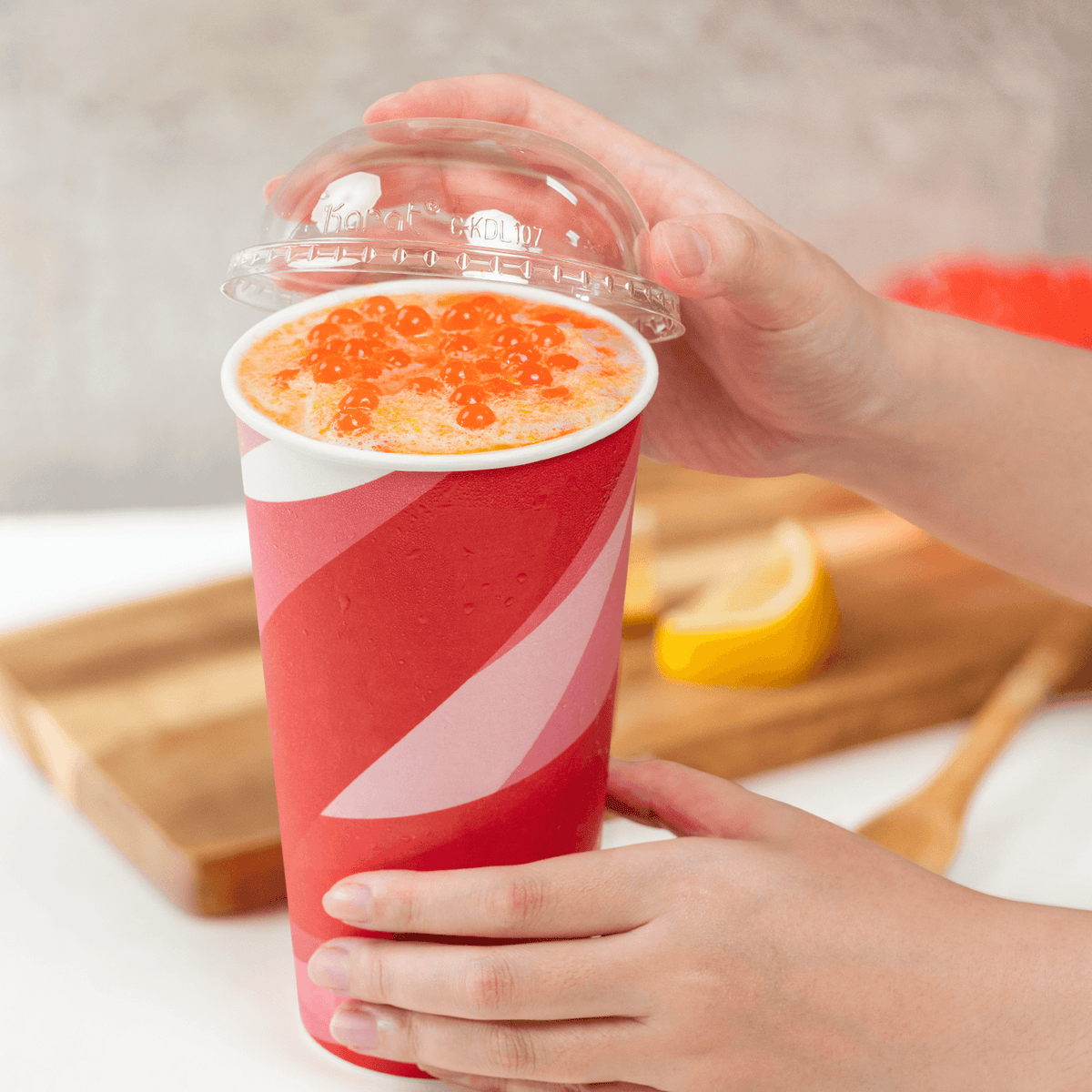 [600 ct] 32 oz Paper Cold Cups | 104.5 mm | Kold Print