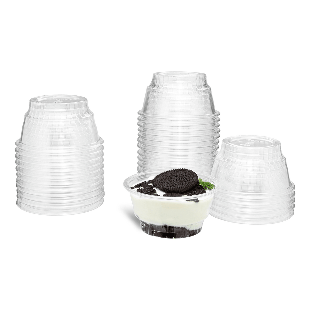 [1,000 ct] 5 oz Plastic Dessert Cups | PET | 92 mm