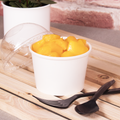 [1,000 ct] Food Container Dome Lids | PET | 96 mm