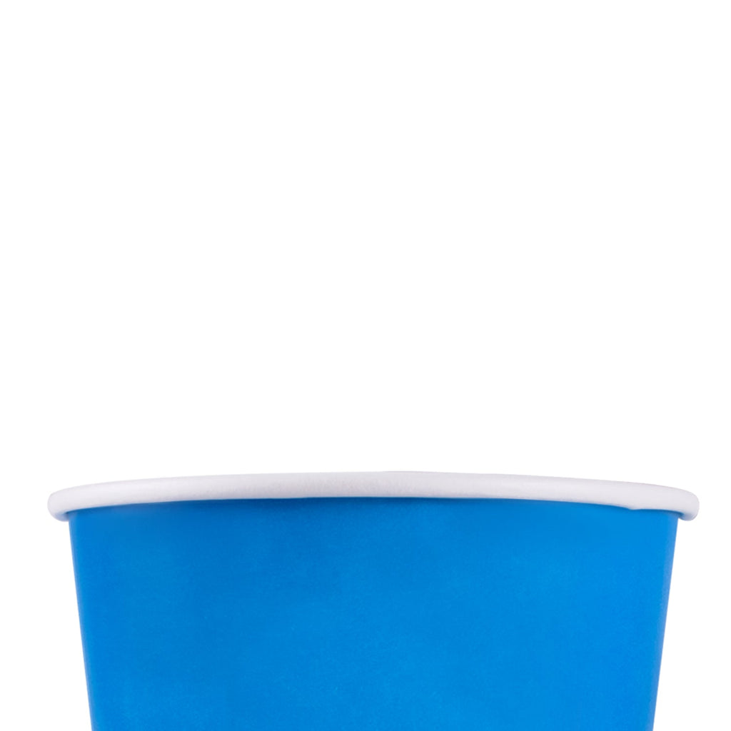 [1,000 ct] 16 oz Paper Food Containers | 112 mm | Blue