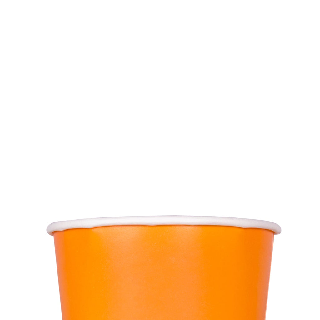 [1,000 ct] 16 oz Paper Food Containers | 112 mm | Orange
