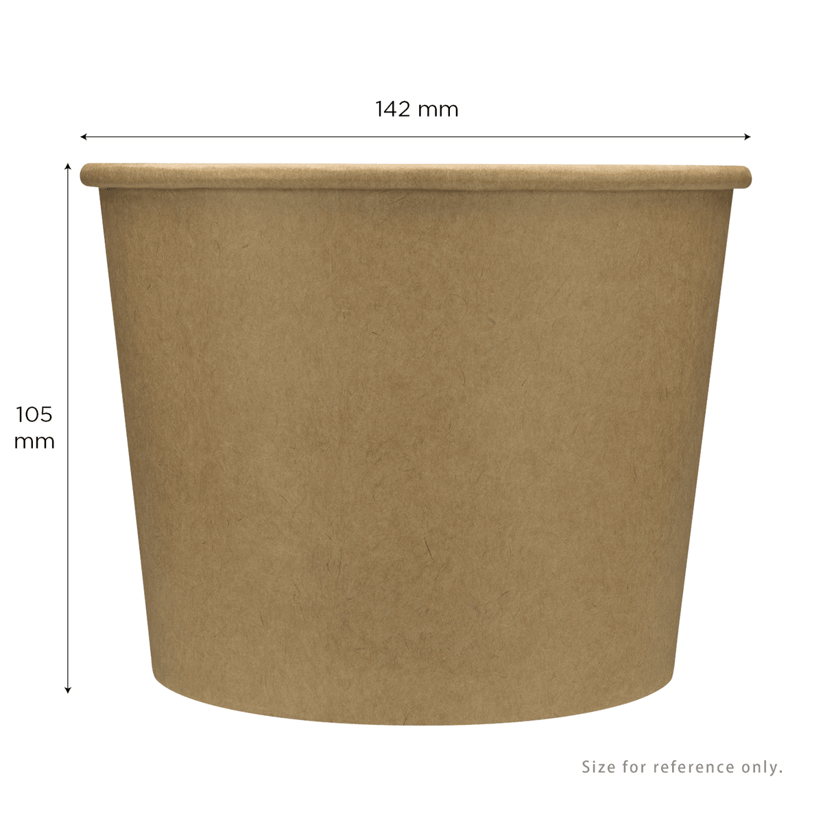 [600 ct] 32 oz Paper Cold/Hot Food Container, Kraft