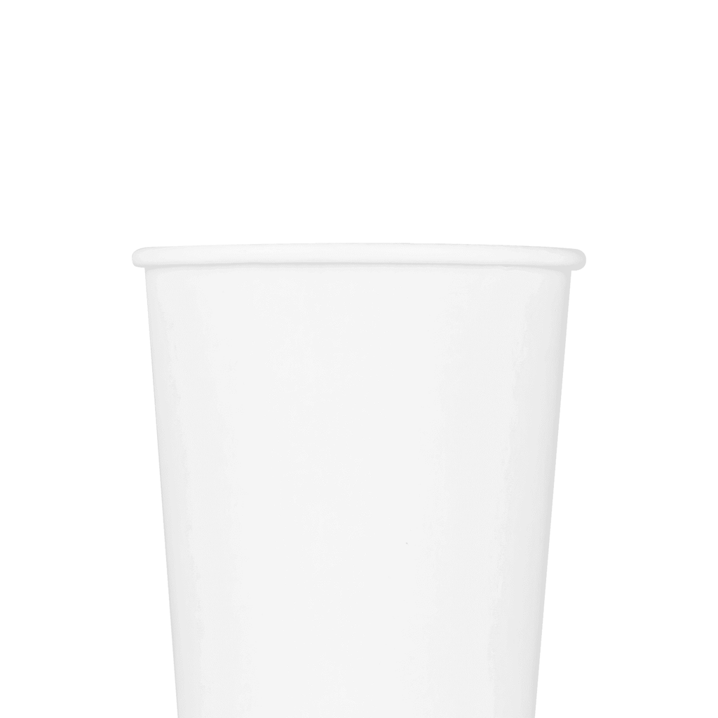 [500 ct] 16 oz Paper Coffee Cups | Insulated | 90 mm | White