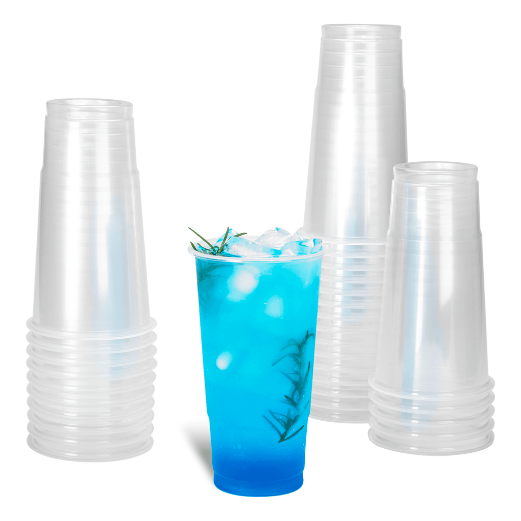 [600 ct] 32 oz Plastic Cold Cups | 104.5 mm - PP