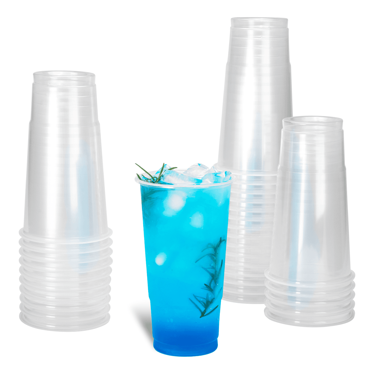 [600 ct] 32 oz Plastic Cold Cups | 104.5 mm - PP
