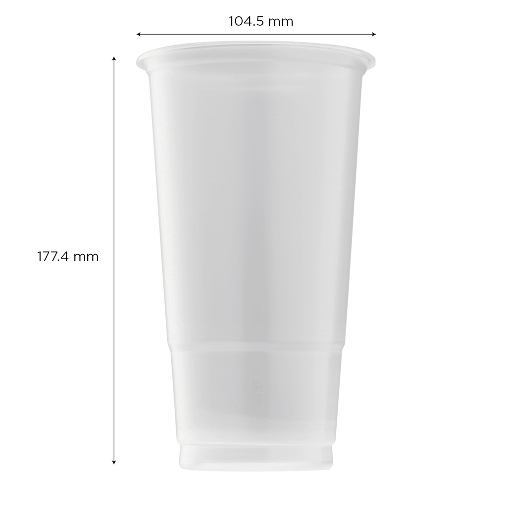 [600 ct] 32 oz Plastic Cold Cups | 104.5 mm - PP