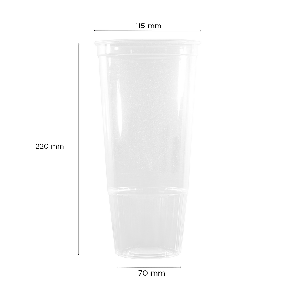[300 ct] 52 oz Plastic Cold Cups | 115 mm | PP