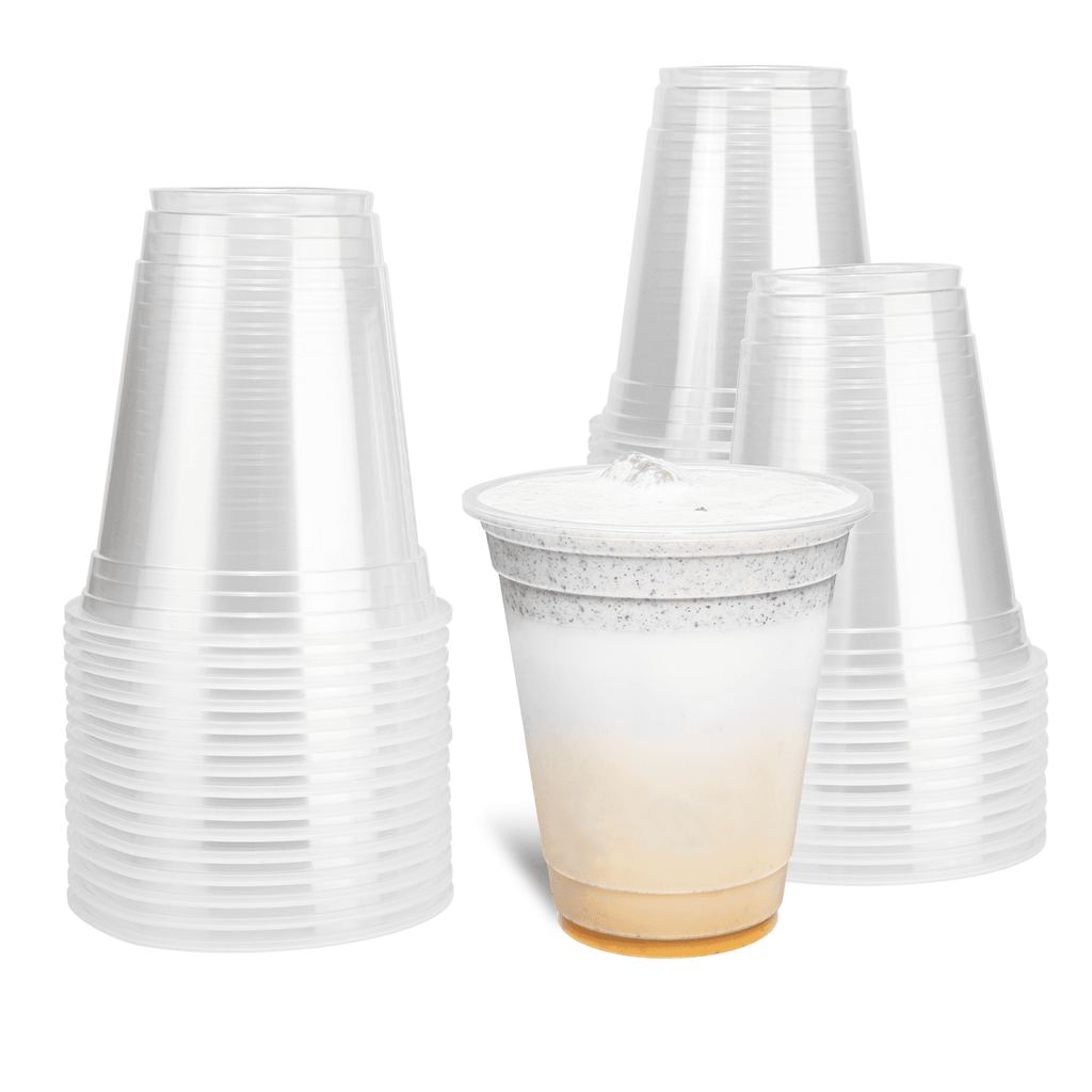 [2,000 ct] 12 oz Plastic U-Rim Cold Cups (95 mm), PP