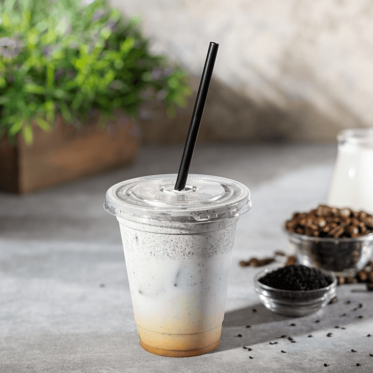 [2,000 ct] 12 oz Plastic U-Rim Cold Cups (95 mm), PP