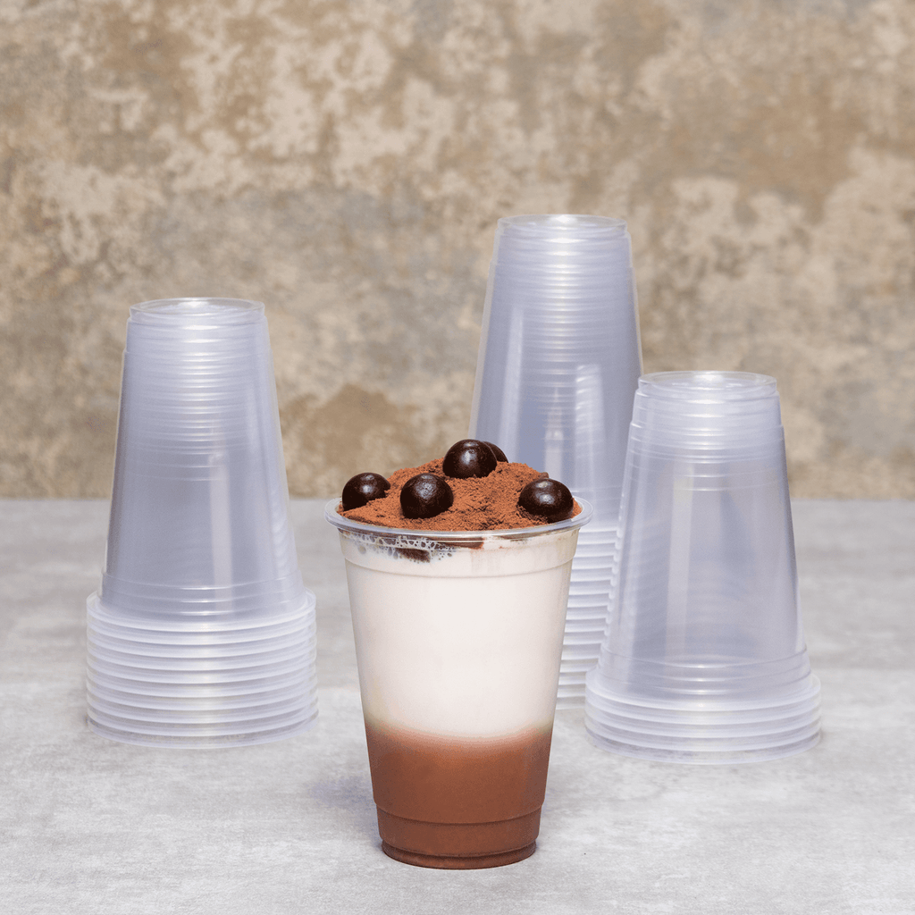 [2,000 ct] 16 oz Plastic U-Rim Cold Cups (95 mm), PP