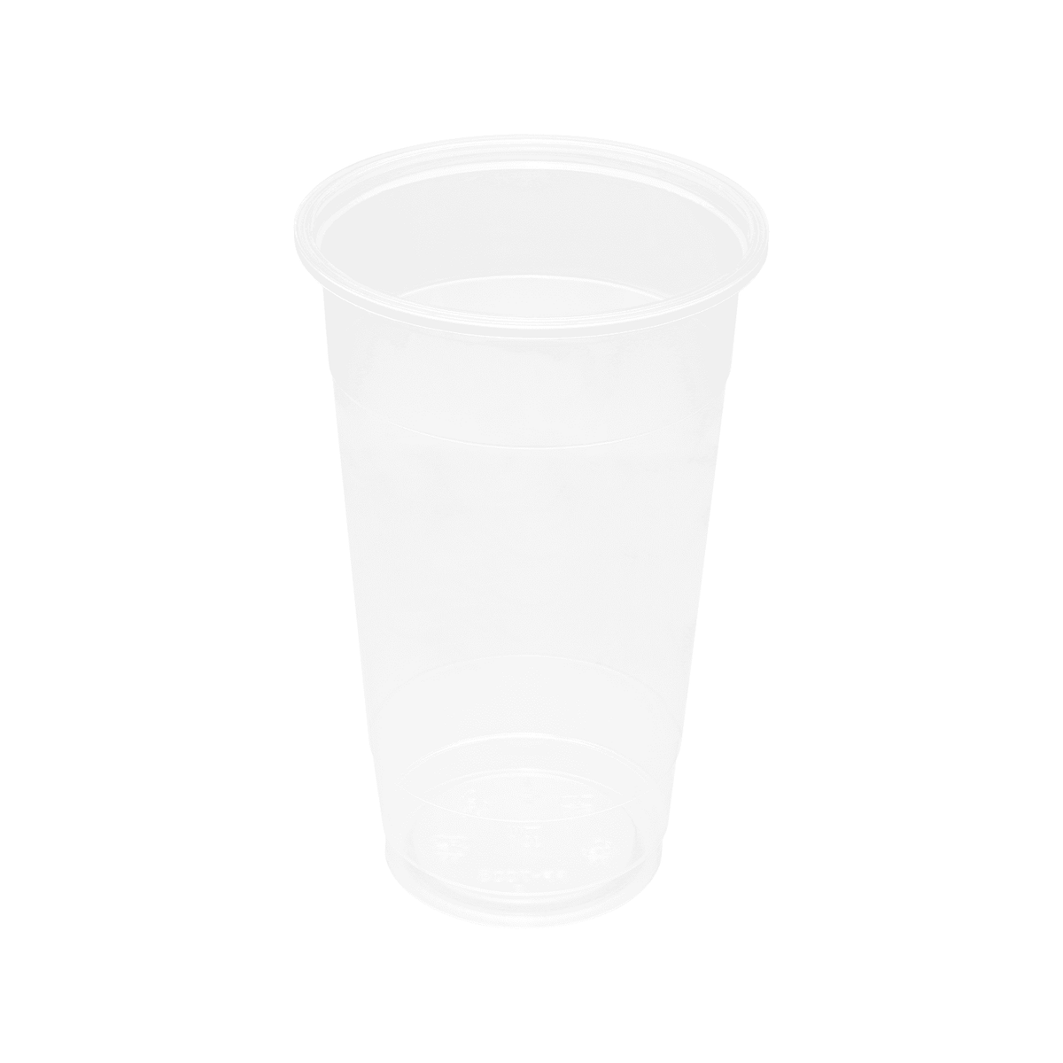 [1,000 ct] 24 oz Plastic U-Rim Cold Cups (95 mm), PP