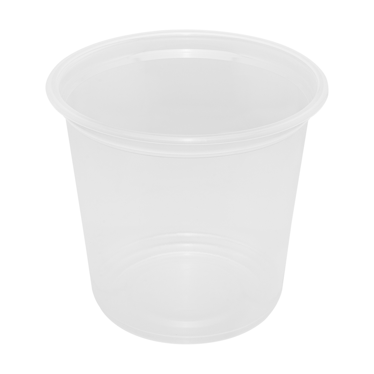 [500 ct] 25 oz Plastic Flat Rim Extra Wide Cold Cups (120 mm), PP