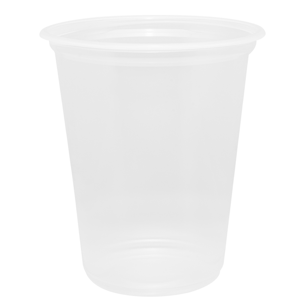 [500 ct] 30 oz Plastic Flat Rim Extra Wide Cold Cups (120 mm), PP