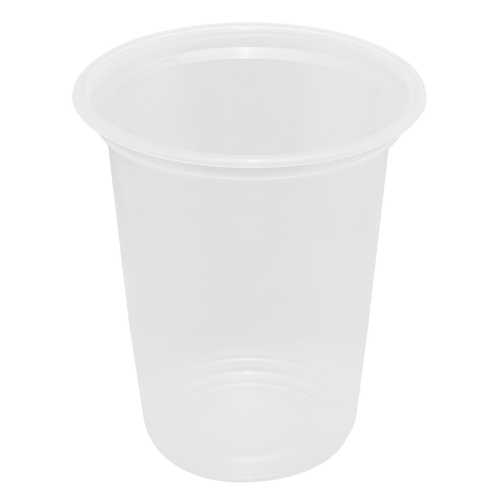 [500 ct] 30 oz Plastic Flat Rim Extra Wide Cold Cups (120 mm), PP