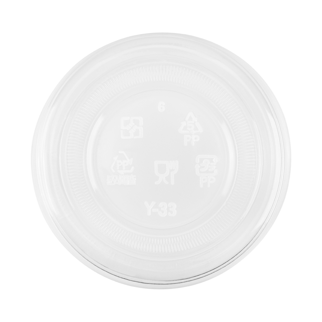 [500 ct] 30 oz Plastic Flat Rim Extra Wide Cold Cups (120 mm), PP