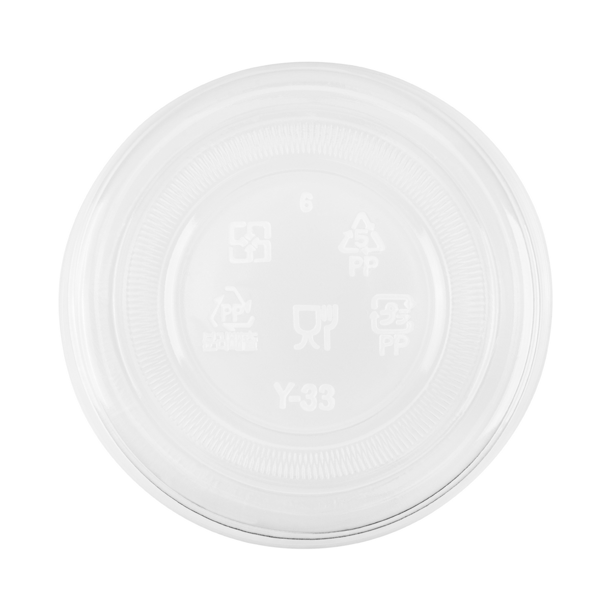 [500 ct] 30 oz Plastic Flat Rim Extra Wide Cold Cups (120 mm), PP