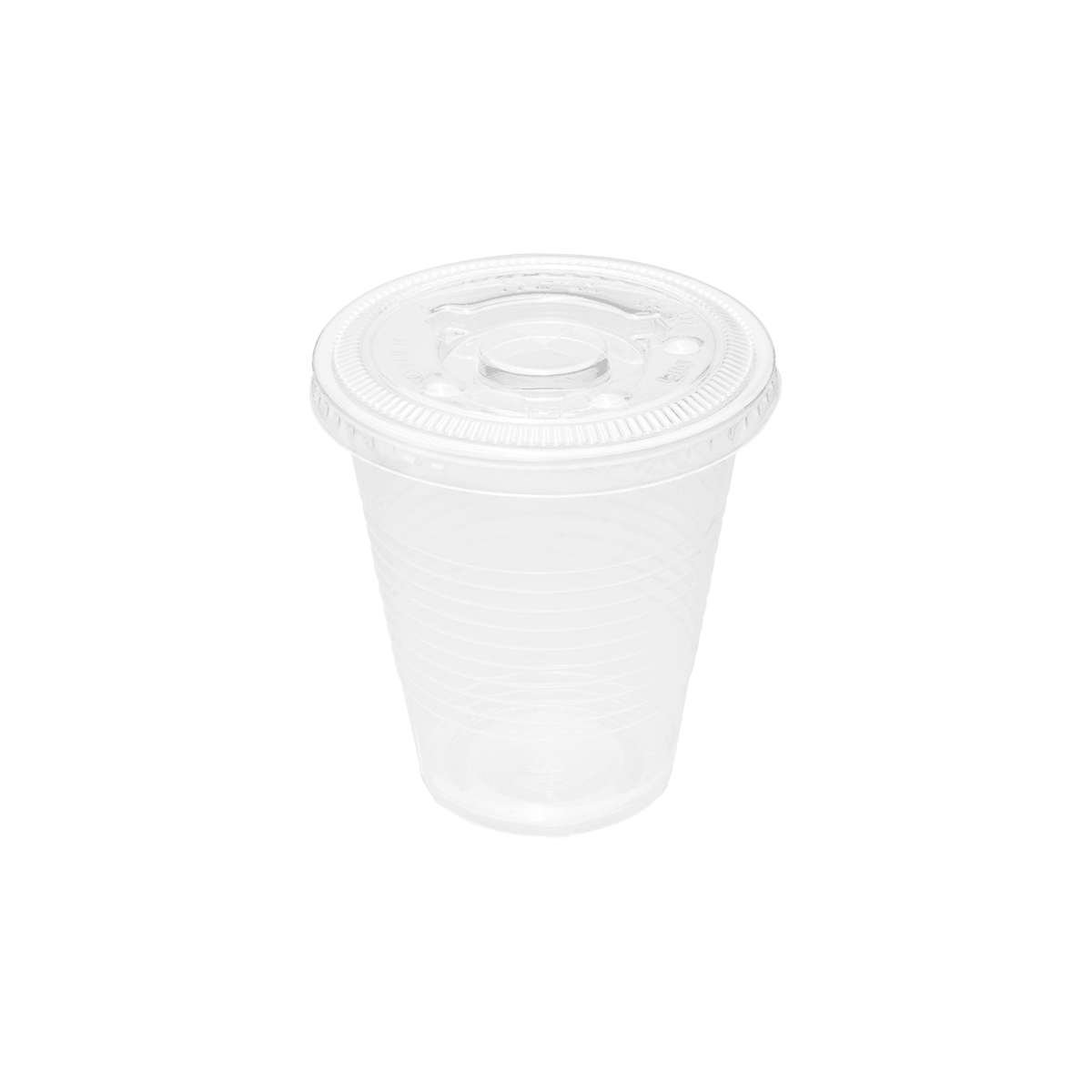 [1,000 ct] 12 oz Plastic Ribbed Cold Cups (90 mm), PP