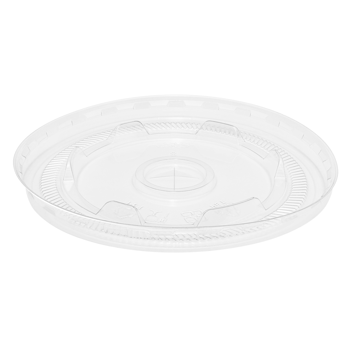 [2,000 ct] Plastic Cup Lids, PET, 95 mm
