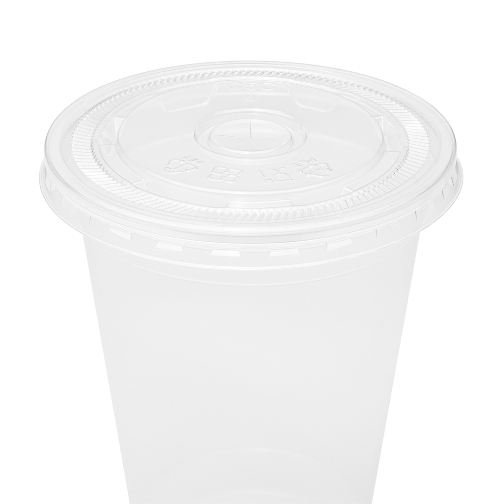 [2,000 ct] Plastic Cup Lids, PET, 95 mm
