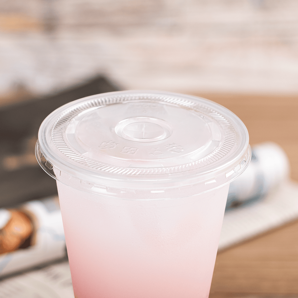[2,000 ct] Plastic Cup Lids, PET, 95 mm