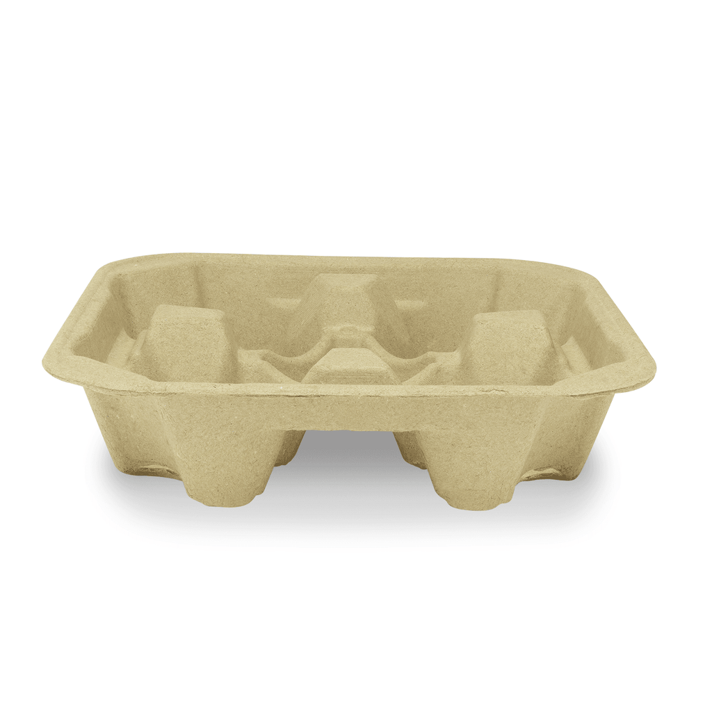 [300 ct] Biodegradable Drink Carrier, Holds 4 Cups (8-32 oz)