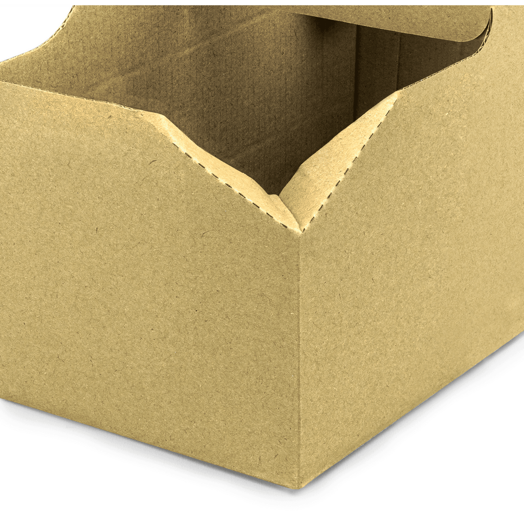 [250 ct] Kraft Drink Carrier with Handle, for 2 Cups (10-32 oz), Paperboard