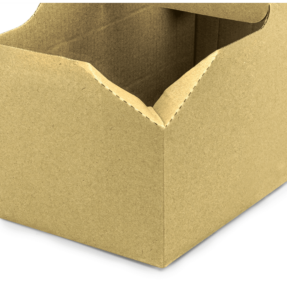 [250 ct] Kraft Drink Carrier with Handle, for 2 Cups (10-32 oz), Paperboard