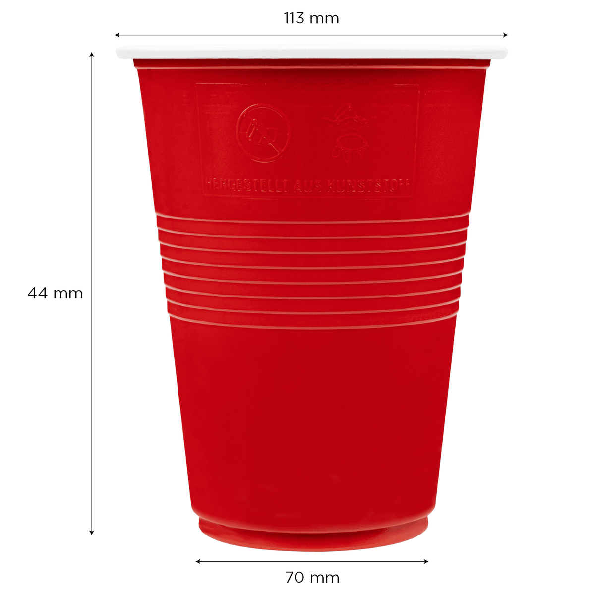 [600 ct] 16 oz Party Cup | Red |  BPA Free | PP